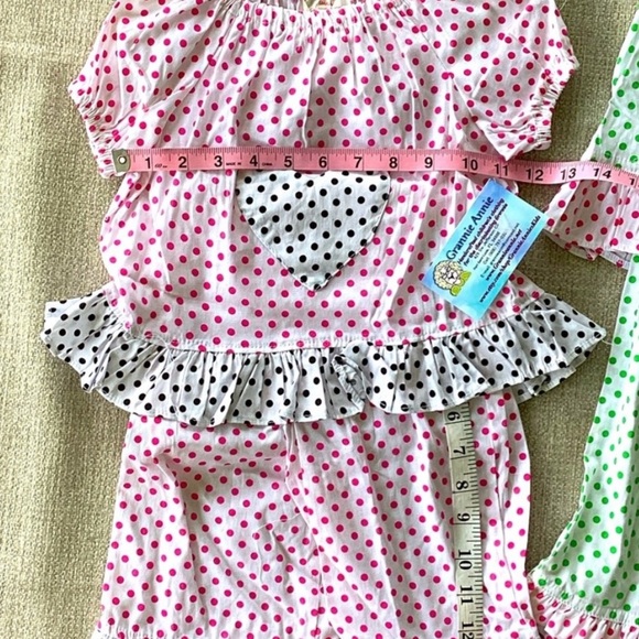 Two piece toddler sets with binky holder. Custom made - Picture 9 of 13